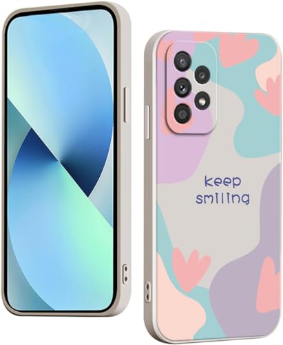 WOKEZ Blommönstrat Telefonfodral till Samsung Galaxy A53 5G