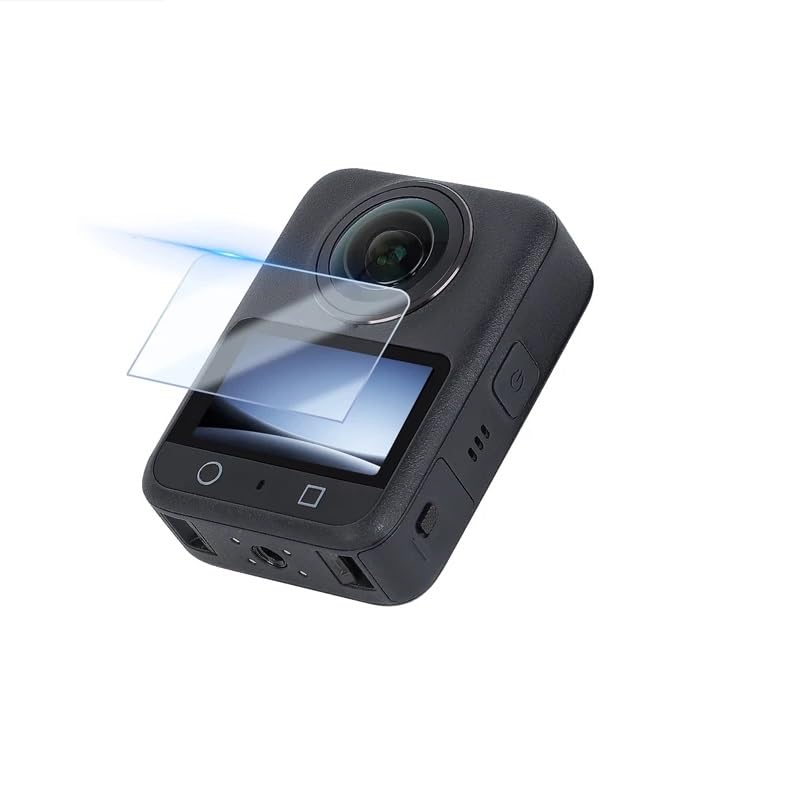 Yantralay Screen Guard for DJI Osm o Action 360 – HD Tempered Glass, Anti-Scratch, Waterproof Film – Clear Protection for Action Camera Screen