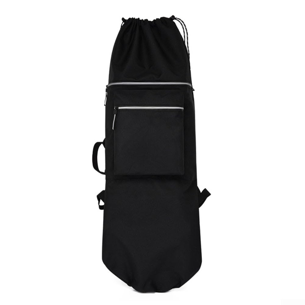 Sac à dos de rangement pour longboard et skateboard fabriqué en tissu Oxford léger et imperméable, adapté pour les skateboards électriques et les planches à roulettes