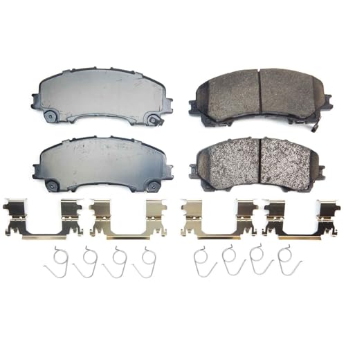 Image of PowerStop Front Brake Pads For INFINITI QX50 2019-25, QX55 2022-25 - Ceramic Brake Pads With Installation Hardware, 17-1736B