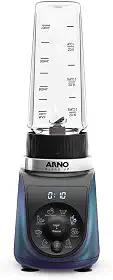 Liquidificador Arno Blend Up UP00, 1000W, Azul, com 2 Copos Inquebráveis Tritan 400ml e 700ml, 8 Funções, Tecnologia Powerlix, Ideal para Smoothies e Shakes, 220V