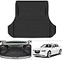 KUST Custom Fit Trunk Mat for 2011-2023 Dodge Charger & 2011-2023 Chrysler 300 Cargo Liner Rear All Weather Trunk Floor Mat TPO