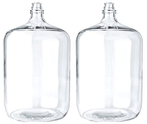 Home Brew Ohio 6.5 Gallon Glass Carboy Set of 2