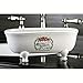 Kingston Brass BATUBDEW Aqua Eden Mini Ceramic Double Ended Bathtub, 7-3/4-Inch x 3-11/16-Inch x 3-1/16-Inch, White