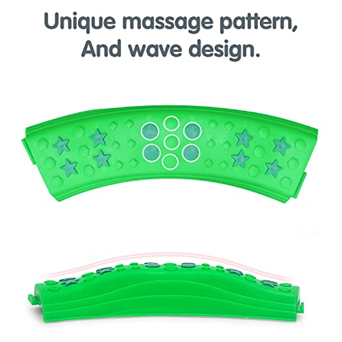 Monleelnom 1M Children'S Outdoor Wave-Shaped Balance Beam Stepping Stones Children'S Obstacle Course Five-Star Pattern Non-Slip Texture The Bottom Is Equipped thumb #2