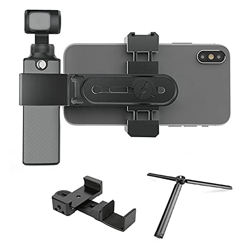 Denash Soporte de Teléfonos Móviles de Aleación de Aleación de Aluminio para FIMI Palm con Sujeción del Teléfono con Trípode, Trípode de Escritorio No Liquidado para Accesorios de Fotografía de la
