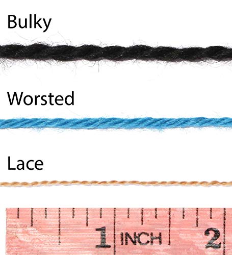 100% Baby Alpaca Yarn Wool Set of 3 Skeins Lace Worsted Bulky/Chunky Weight - Heavenly Soft and Perfect for Knitting and Crocheting (Heather Lilac, Worsted Weight)