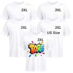 5 Pack White 3xl
