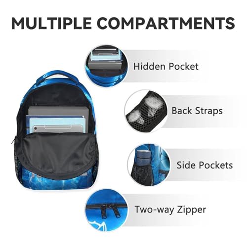 Personalized Kids School Backpack with Lunch Box - Set of 3 Soccer Backpacks Matching Combo for Girls, Boys - Bookbag and Pencil Case Bundle3