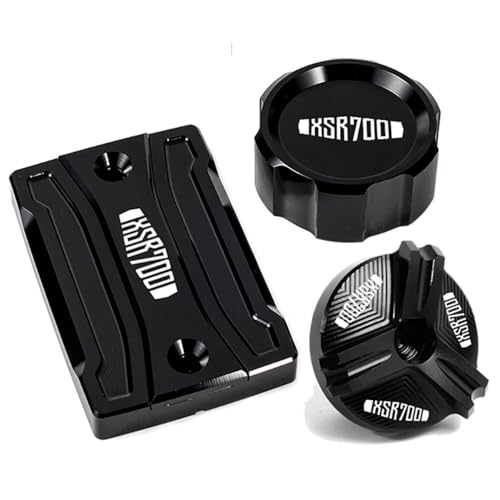 Couvercle de réservoir de liquide de frein arrière CNC en aluminium pour moto XSR900 XSR700