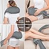 Snailax Cordless Shiatsu Neck Back Massager with Heat, Shoulder Massager, Portable Rechargeable Massagers for Neck and Back Pain Relief, Electric Massager Pillow, Gifts for Women, Men (Grey) #2