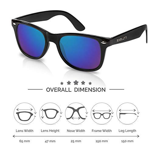 Polarized Sunglasses for Men and Women | Ocean Blue UV400 Protection Factor Lenses with Maintenance Set4