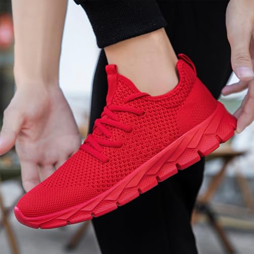 Image of ZGPWZWL Mens Running Shoes Fashion Sneakers Tennis Walking Casual Athletic Lightweight Breathable Workout Gym Comfortable Shoes