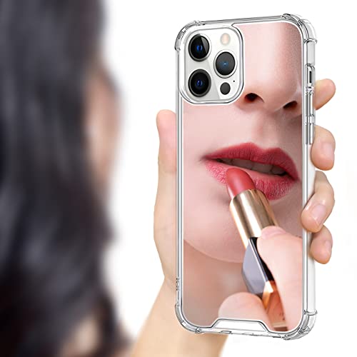 Coque miroir iPhone 12 Pro Max rigide acrylique antichoc pour fille