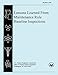 Produktbild Lessons Learned From Maintenance Rule Baseline Inspections