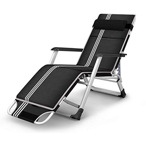 Tumbona de Aluminio, Tumbona de jardín, Silla Plegable, reclinable de jardín, Silla de Gravedad Cero, Gruesa, Ajustable, para Exteriores, Playa, Camping, soporta 200 kg.