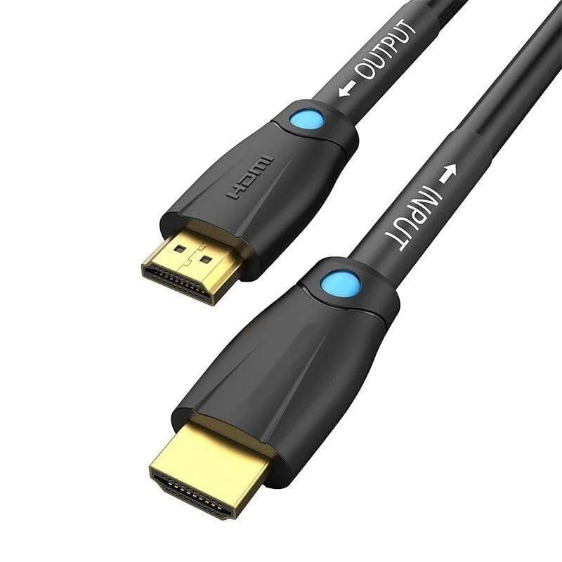 Cable hdmi - cable unidireccional v2.0, 4k, 35 m, color negro, ideal para transmisión de video y audio de alta definición. *