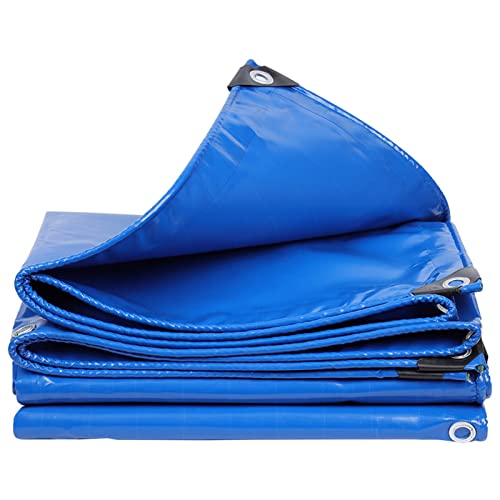 Lona para acampar impermeable y protector de suelo camping azul 3x3m 2