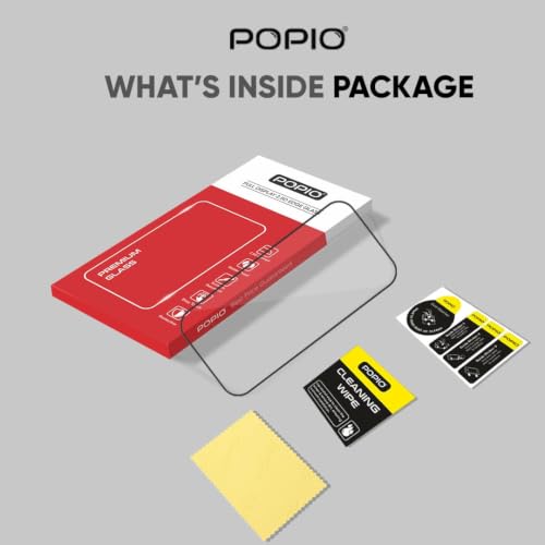 Image of POPIO Military-Grade Gorilla Tempered Glass For Samsung Galaxy A27 / M47 | 9H Hardness, Edge-to-Edge, Bubble-Free