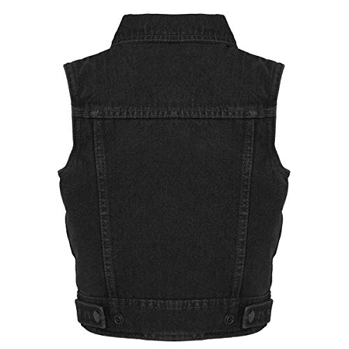 Milwaukee Leather Classic Style Denim Vest - (Just Like Dads) for Kids - X-Small by Milwaukee Leather - Image 2