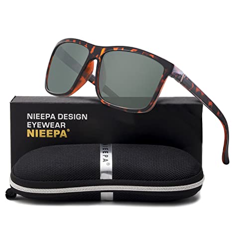 Image of Men's Sports Polarized Sunglasses Square Frame Glasses NP1007