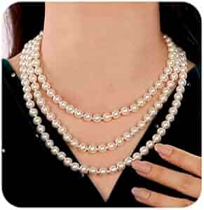 ★人氣★VINTAGE HOLLYWOOD★MAGARET PEARL LAYERED NECKLACE SCWL000079_W-1_2__compressed.
