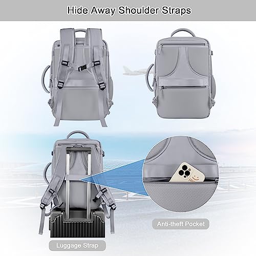 Image of Sinaliy Travel Backpack for Men and Women, 17 Inch Laptop Backpack