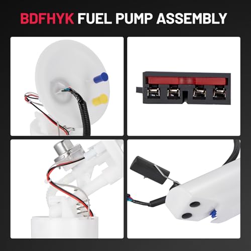 Image of BDFHYK Electric Fuel Pump Module Assembly Compatible with Chrysler Cirrus Sebring 1995-1998, Compatible with Dodge Stratus 1995-1997 2.0L 2.4L 2.5L L4 V6 Replace E7089M
