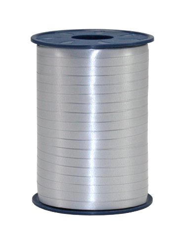 C.E. PATTBERG Cinta regalo color plata, 500 m de cinta embalar para rizar, 5 mm ancho para manualidades, decoración y envolver regalos para cualquier ocasión