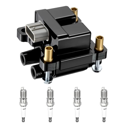 Image of BDFHYK Ignition Coil Pack UF625 and Iridium Spark Plug SP497 for Subaru