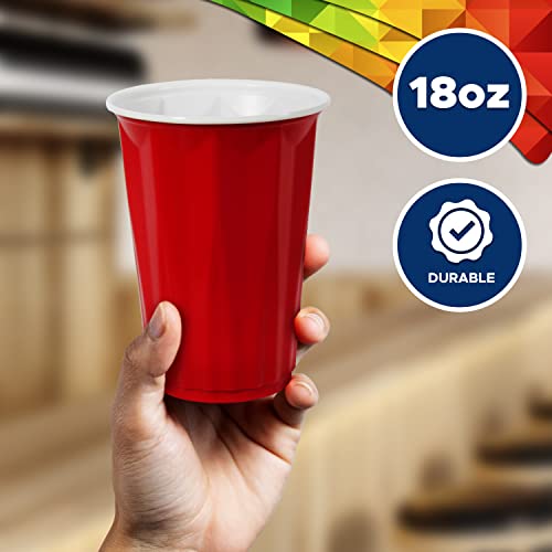 KIRKLAND SIGNATURE Chinet The Big Cup, Red,18 Oz, 240 Count