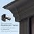 PURPLE LEAF 12' X 18' Permanent Hardtop Gazebo Aluminum Gazebo with Galvanized Steel Double Roof for Patio Lawn and Garden, Curtains and Netting Included, Grey
