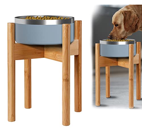 Adjustable Dog Bowl Stand for Large Dogs - Extendable Holder (8