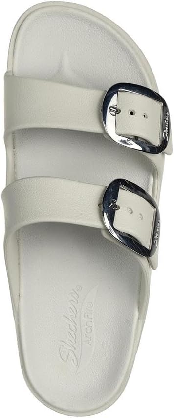 Skechers Molded Double Band Slide W Large Me Flat Sandals 6 41wyiqs3bvL. AC SL1000