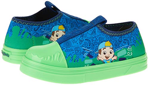 Tênis Luccas Neto Mania Meninos Verde/Azul 30