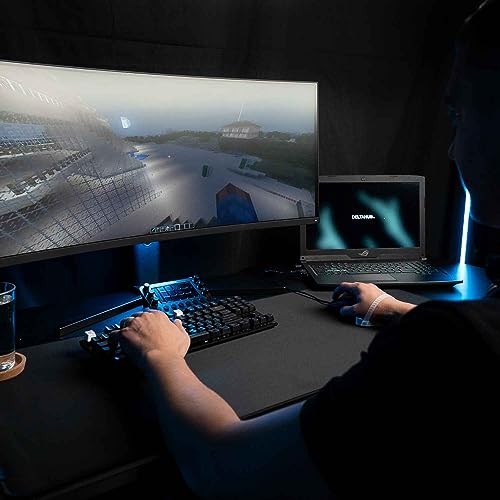 Image of DELTAHUB Carpio G2.0 - Advanced Ergonomic Right-Handed Gaming Wrist Rest for Mouse - Superior Support for Serious Gamers - Anti-Fatigue, Smooth Glide (Small, Right, Blue)