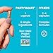 Himalaya PartySmart, 10 Individual Capsules - Alcohol Breakdown Liver Support for a Better Morning After Drinking - Plant Based, Vegan, Non-GMO, Gluten Free, Clinically Studied