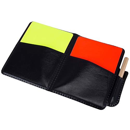 Cartão de Árbitro com Capa e Lápis - Kit com 3 Cartões