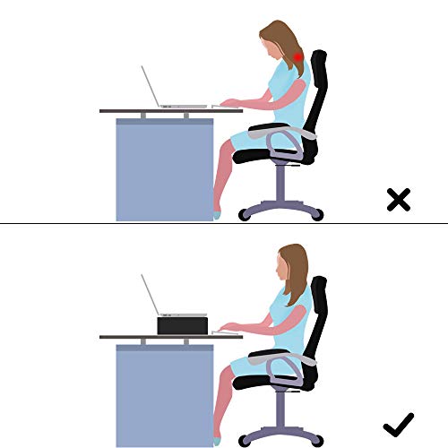 Support de moniteur OROPY en bois et métal, réhausseur de bureau - 6