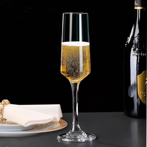 Ufrount Champagne Glasses Set of 8,Elegant 8oz Champagne Flutes by Ufrount - Used condition - Image 4
