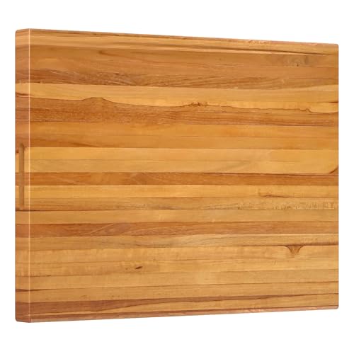 Tabla de Cortar de Madera Teak Extra Grande Reversible miniatura 1