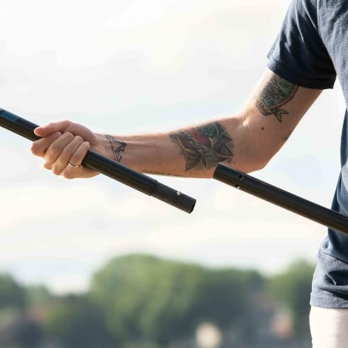 Image of The Catch Kayak Paddle|Adjustable Fiberglass Shaft with Nylon Blades|Lightweight, Adjustable| Perfect for Kayak Fishing, 98.5 inch (250cm) - Arctic Blue - PS1973-00