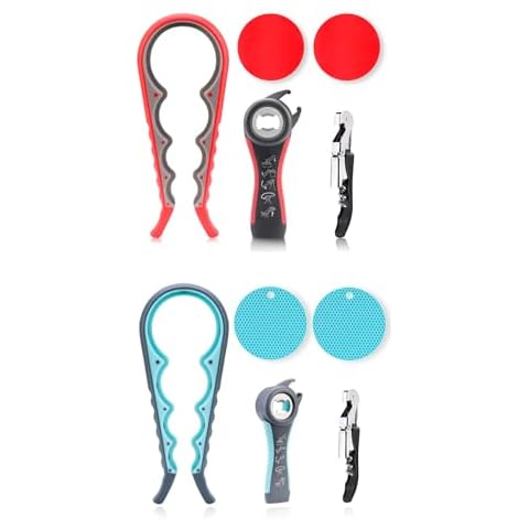 Jar Opener Gripper For Seniors With Arthritis: Rubber Bottle Opener For Arthritic Hands - Silicone Jar Lid Openers Grippers For Weak Hands - Easy Can Opener Gripper For Opening Jars And Bottles Cover