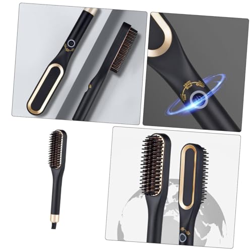 Beaupretty peine alisador de barba mini con temperatura ajustable miniatura 3