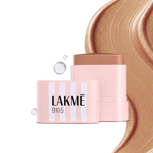 Image of Lakme 9to5 Hya Beach Edit SPF Highlighter Golden Getaway, Creamy Texture, Travel Friendly, 8.6g
