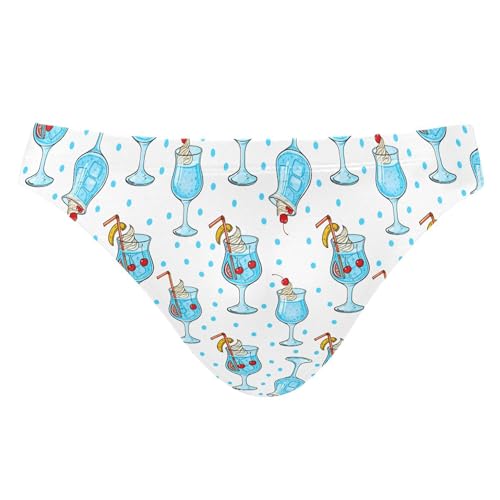 Ice Cream Swim Briefs for Men Swimsuit Bikini Swimwear S B0404619