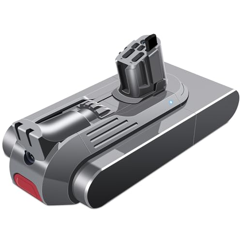 DTK Batteria per Dyson V11 Batteria V15 SV15 SV16 SV22 25,2V 3900mAh con Modalità di Installazione a Pulsante per Aspirapolvere Senza Fili Portatili (Non Adatta per SV14 con Fissaggio a Vite)
