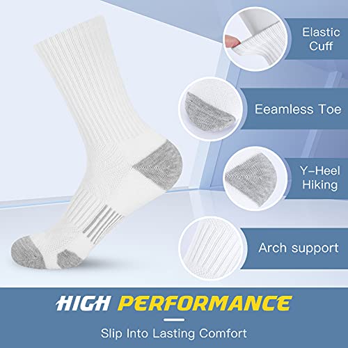 Felicigeely Athletic Crew Socks Cushion Running Socks Performance Breathable Sports Socks for Men3