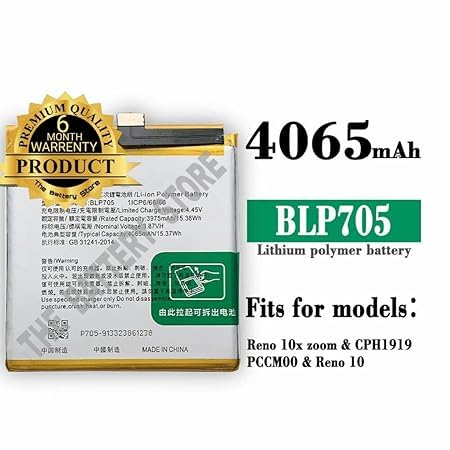 Image of Original BLP705 Battery for Oppo Reno 10x Zoom CPH1919, PCCM00 Battery with 6 Month Warranty**** (G00162)