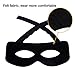 Jetec 4 Pack Cosplay Mask Half Mask with Ties for Halloween Themed Party Cosplay Costume Accessory